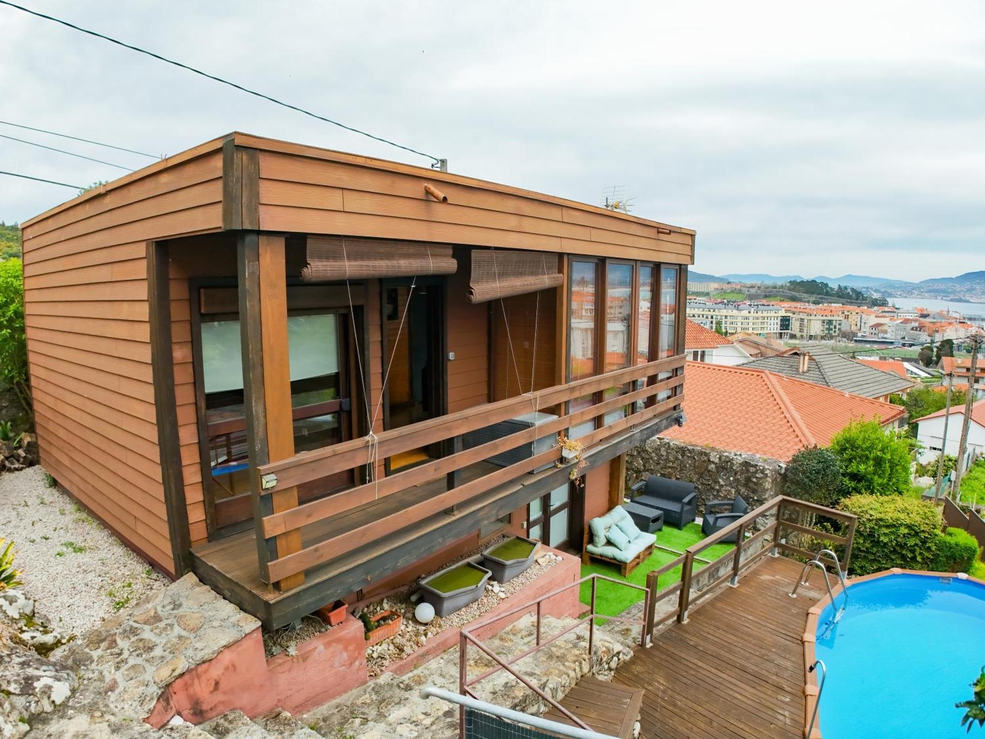 Cabana Vila Do Mar Baiona Buitenkant foto