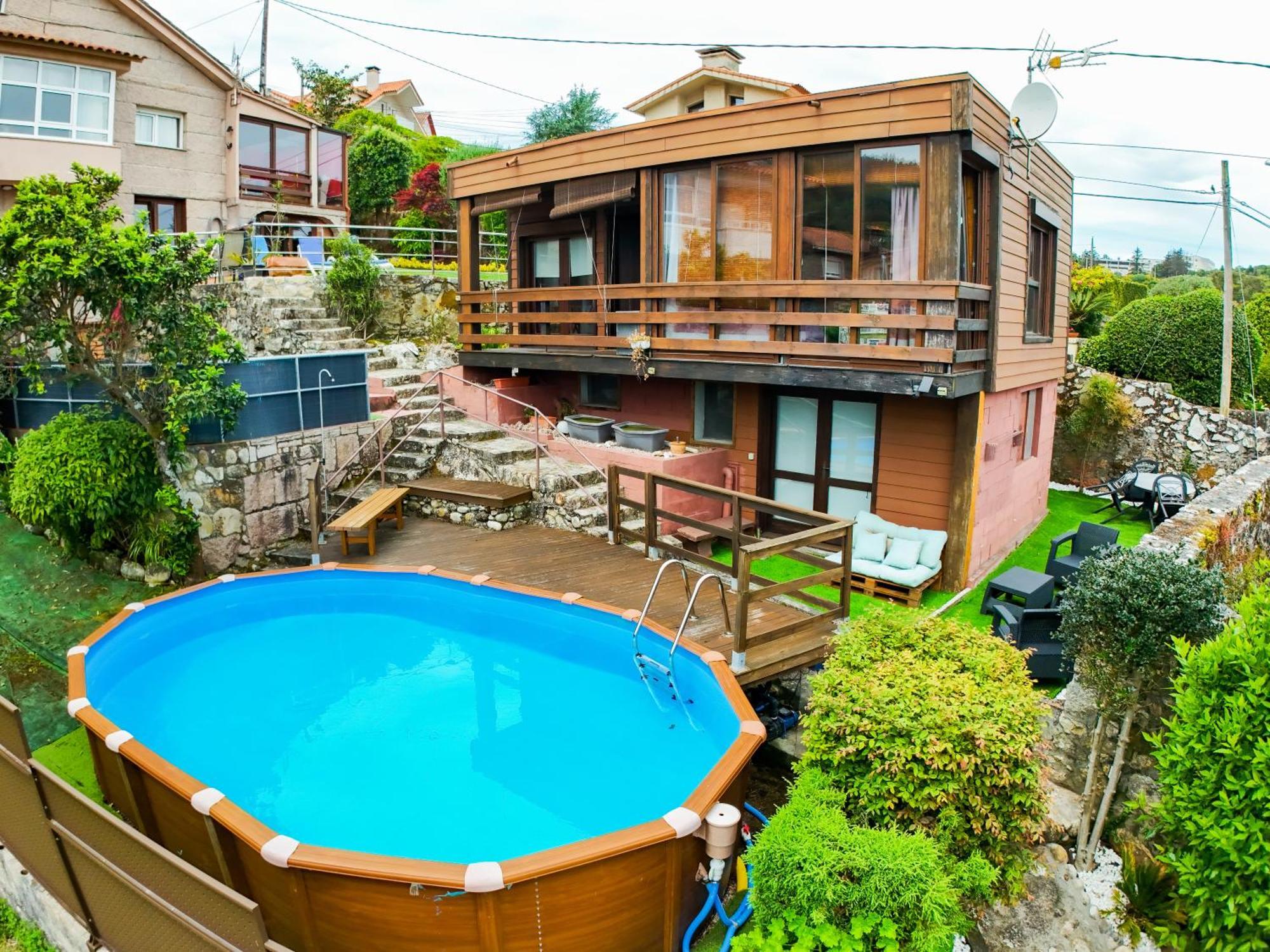 Cabana Vila Do Mar Baiona Buitenkant foto